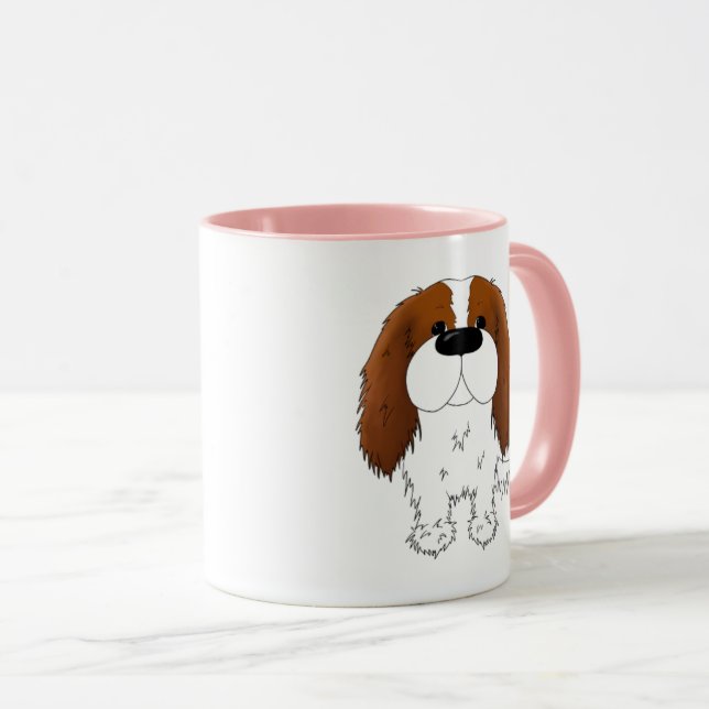 Customise Blenheim Cavalier King Charles Spaniel Mug (Front Right)