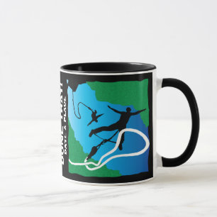 Customise: Bold Graphic Bungee Jump Design Mug