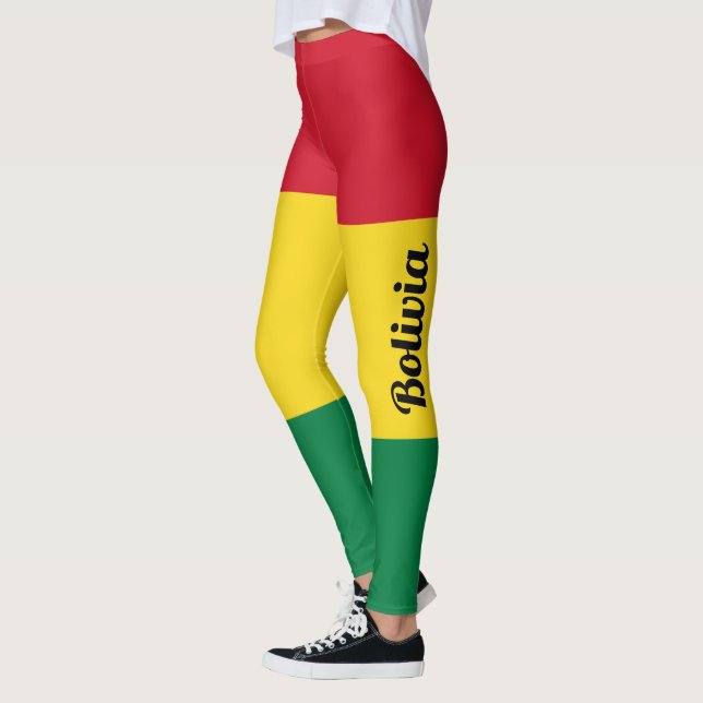 Customise Bolivia Flag Leggings (Left)