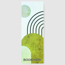 Customise Bookmark - Modern Design Green