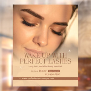 Customise Brown Gold Elegant Beauty Eyelash Extens
