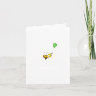 Customise Bumble bee Birthday. Birthday Card