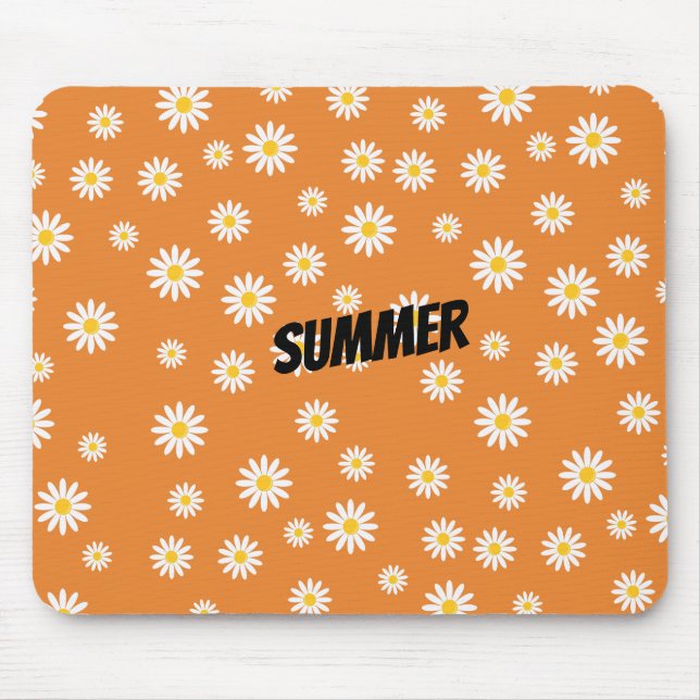 Customise Camomile Flowers Mouse Pad (Front)