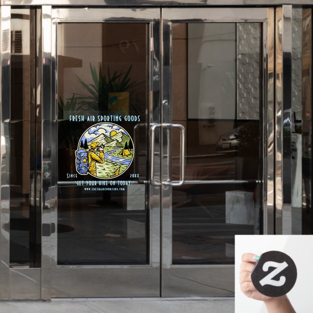 Customise Camping Hiking Sporting Goods Shop Door (Office Door)