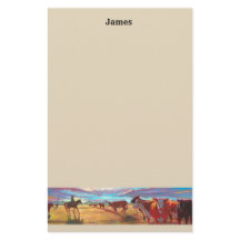 Customise Cattle Paper Stationery