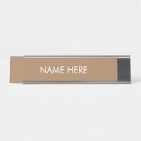 customise, change name text light brown white