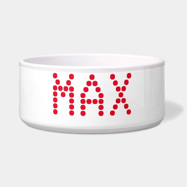 "customise / change your text & colours" - pet bow (Front)
