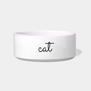 "customise / change your text & colours" - pet bow bowl
