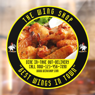 Customise Chicken Wing Restaurant Large Front  