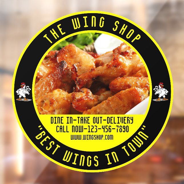 Customise Chicken Wing Restaurant Large Front   (Sheet 2)