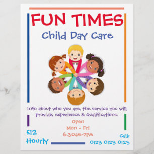 Customise Child Day Care Flyer