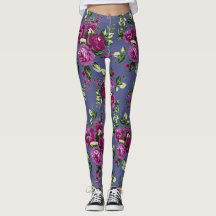 Customise & Choose the colour - Purple Floral Yoga