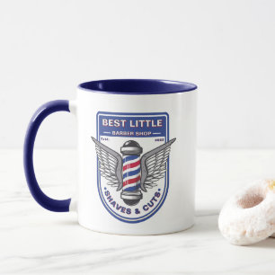 Customise Classic Barber Shop Traditional Pole  Mug