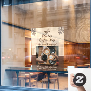 Customise Coffee Shop Business Front Medium 