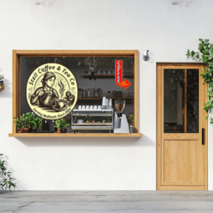 Customise Coffee Shop Woman Barista Generic