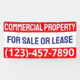 Customise Commercial Property For Sale Or Lease Banner