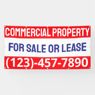 Customise Commercial Property For Sale Or Lease Banner