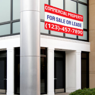 Customise Commercial Property For Sale Or Lease Banner