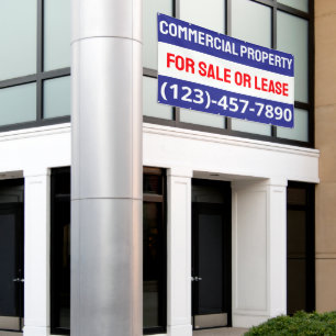 Customise Commercial Property For Sale Or Lease Banner