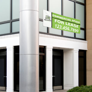 Customise Commercial Space For Lease Company Logo Banner