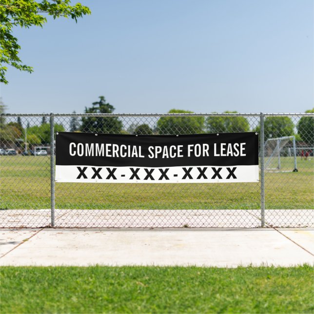 Customise Commercial Space For Lease Fence  Banner (Insitu)