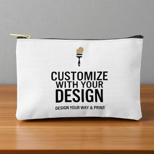 Customise Company Branded Custom Personalised  Accessory Pouch
