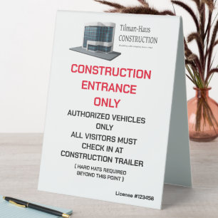 Customise Construction Contractor Logo Site Entran