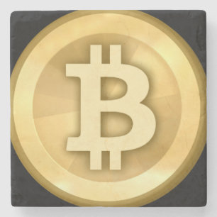 Customise Cool Bitcoin Stone Coaster