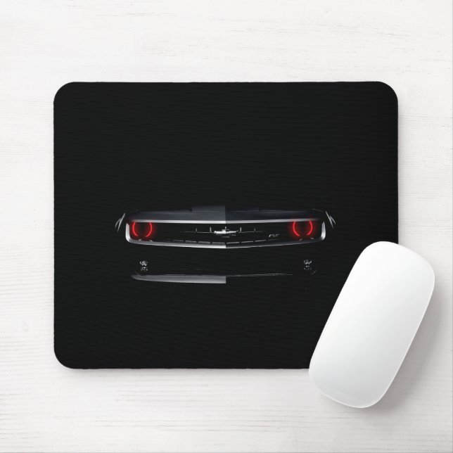 Customise Cool black Chevy Camaro Mouse Pad (With Mouse)