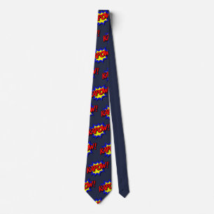 Customise Cool Comic Kapow Party Tie