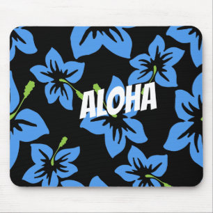 Customise Cool Hawaii Flowers Mouse Pad