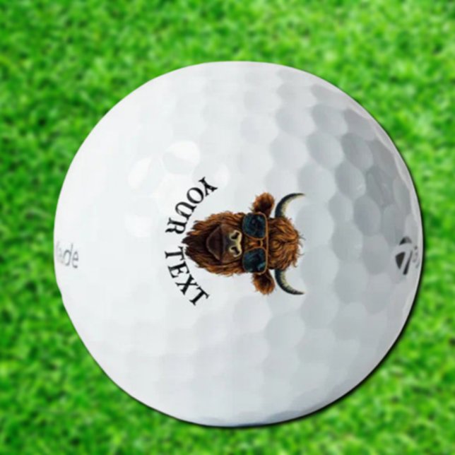 Customise Cool HIGHLANDER design Golf Balls (Creator Uploaded)