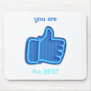 Customise Cool Neon Hand Mouse Pad