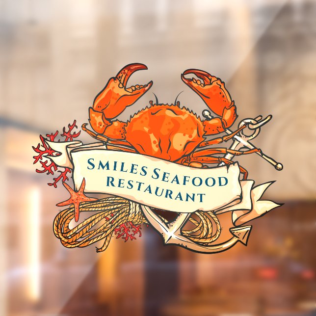 Customise Crab Seafood Anchor Restaurant Front (Sheet 2)