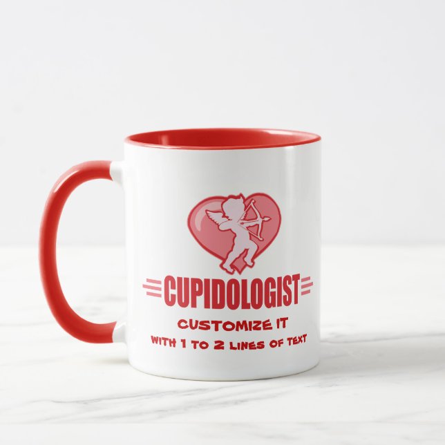 Customise Cupid Love Mug (Left)