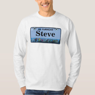 Customise Curacao License Plate T-Shirt