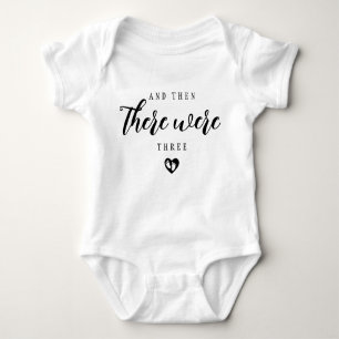 Customise Cute And Then There Were Number Baby Bodysuit