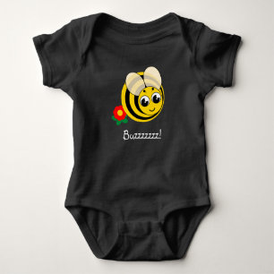 Customise, cute bee, bumble bee or honey bee: baby bodysuit