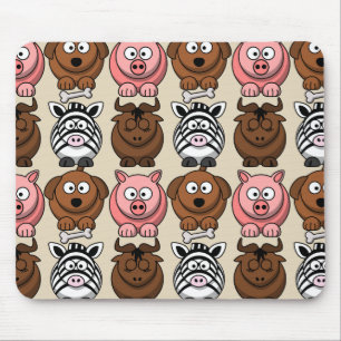 Customise Cute Child Animals Mouse Pad