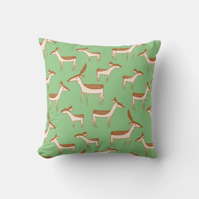 Customise Cute Deer Design Cushion (Front)