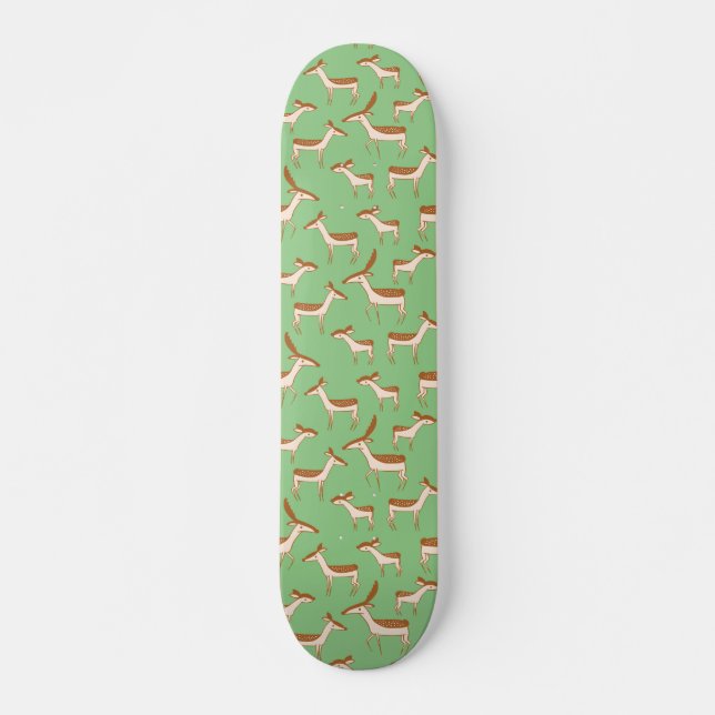 Customise Cute Deer Design Skateboard (Front)