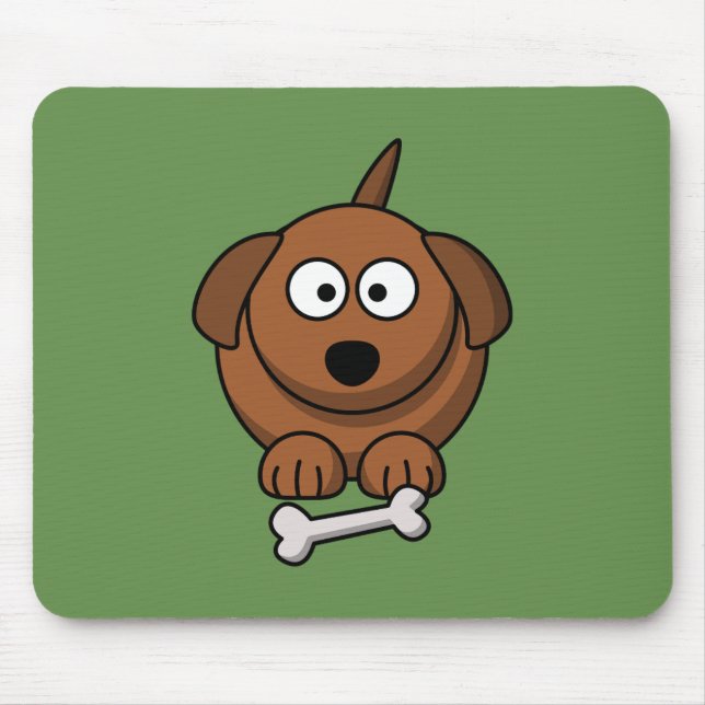 Customise Cute Dog for kids Mouse Pad (Front)