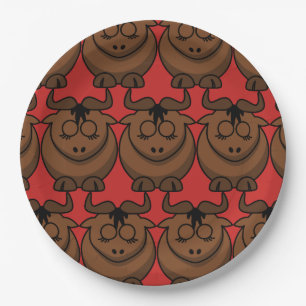 Customise Cute Dog Party Paper Plate