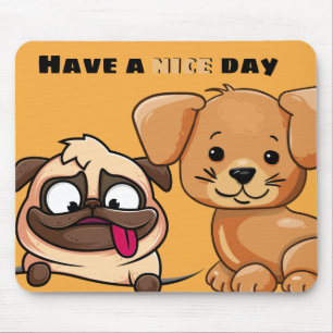 Customise Cute Doggy Mouse Pad
