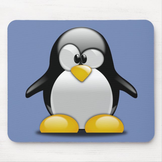 Customise Cute Penguins Mouse Pad (Front)