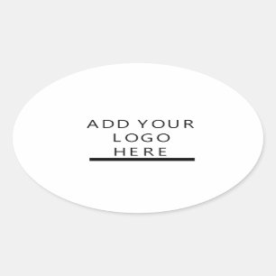 Customise - Design - Add your logo Oval Sticker