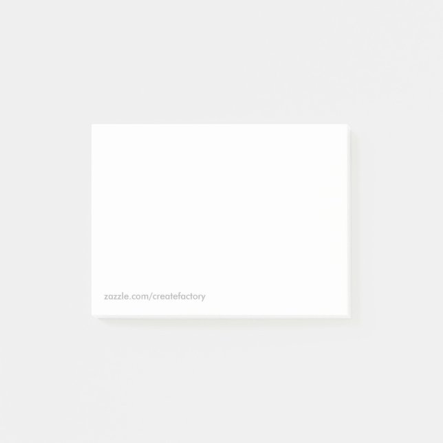 Customise / Design your own Post-it® Notes 4 x 3 (Front)