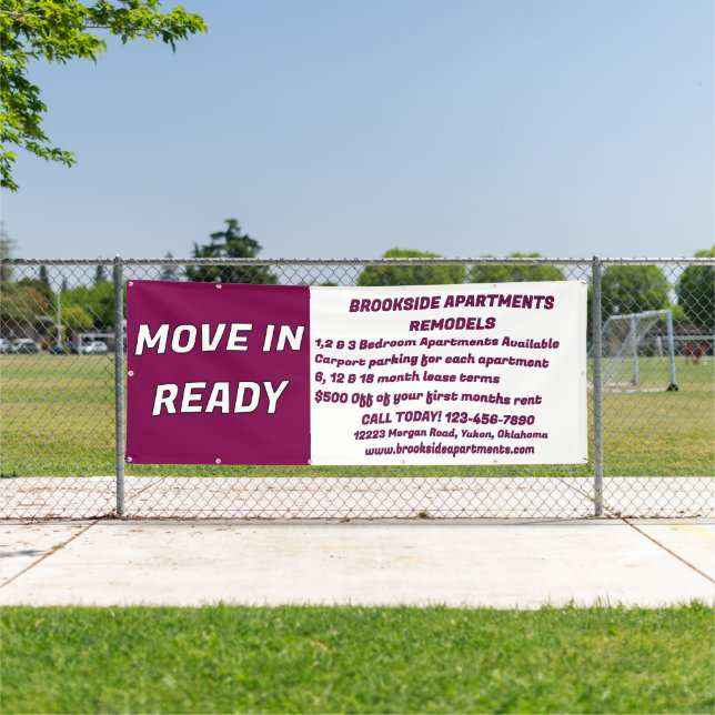 Customise Detailed Apartments For Rent Move In Rea Banner (Insitu)