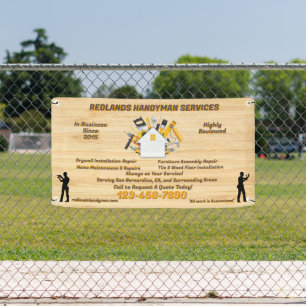 Customise Detailed Handyman Business Advert Banner