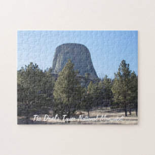Customise Devil’s Tower National Monument photo Jigsaw Puzzle